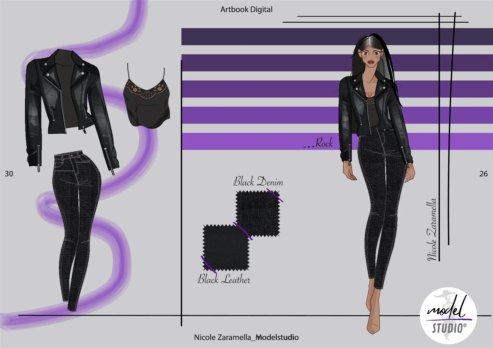 Artbook finale progettazione moda Verona - documentazione tecnica modelleria abbigliamento Veneto