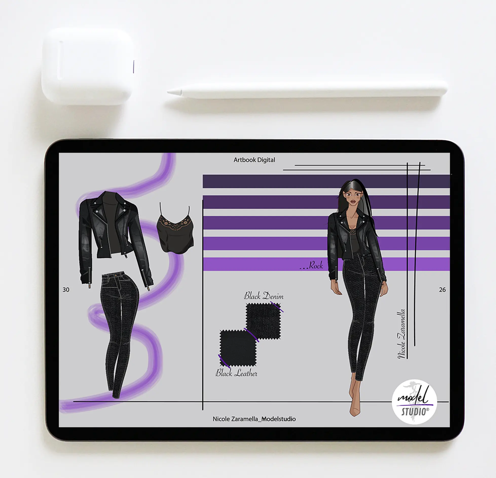 Mockup moda abbigliamento Model Studio Verona - modelli sartoriali per collezioni moda Veneto